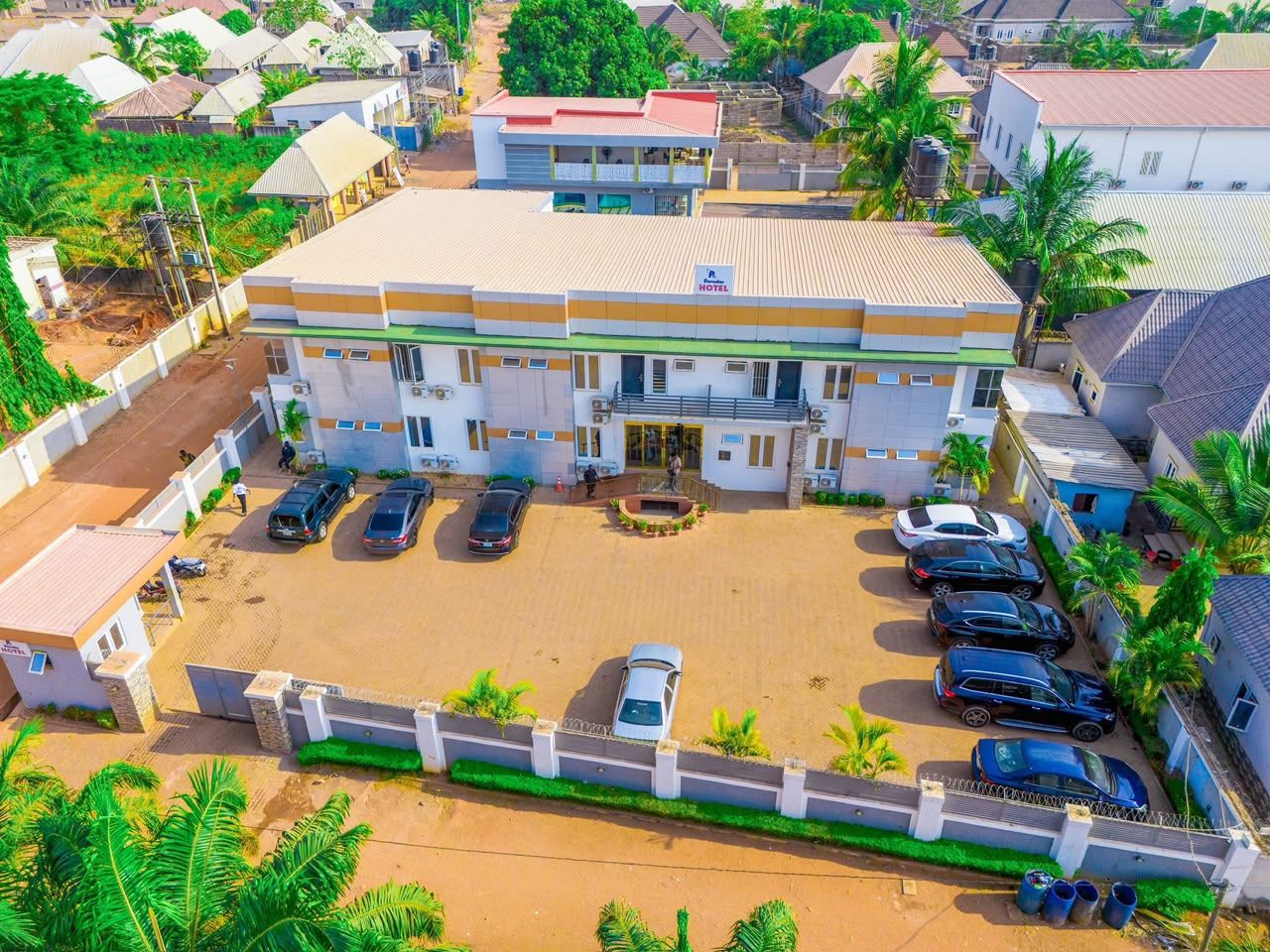 Paradise Hotel Lafia aerial view