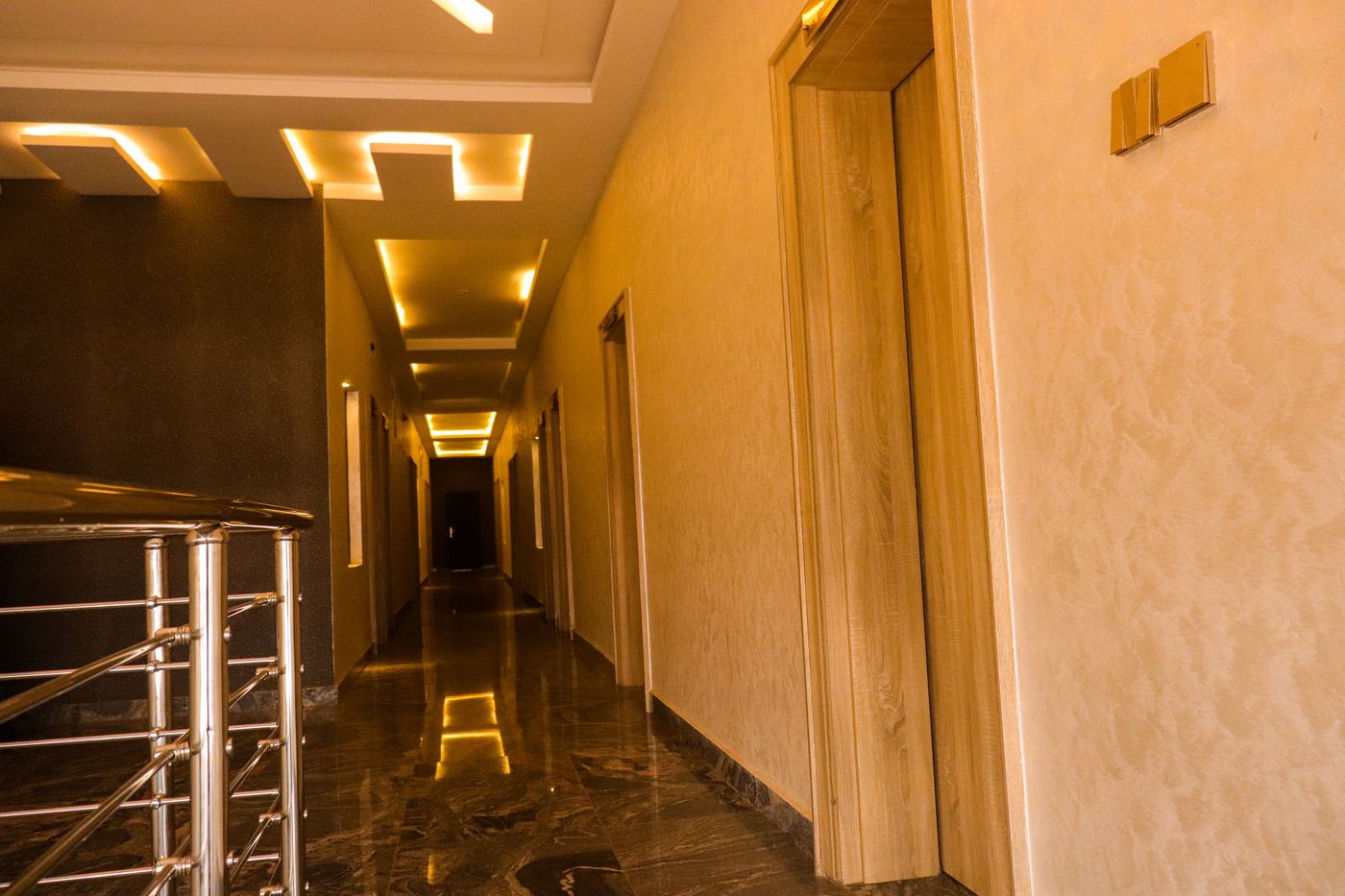 Hotel corridor