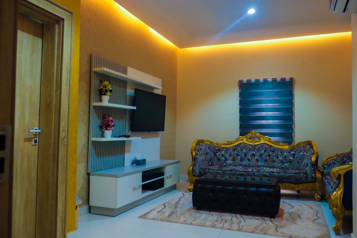 Hotel lounge interior