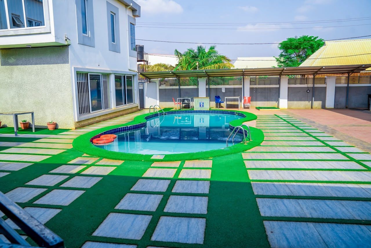 Swimming pool at Paradise Hotel Lafia